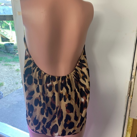 ❣️SALE 3/$25❣️ PLUS SZ Leopard Backless Sexy Halter NWT - Picture 6 of 12